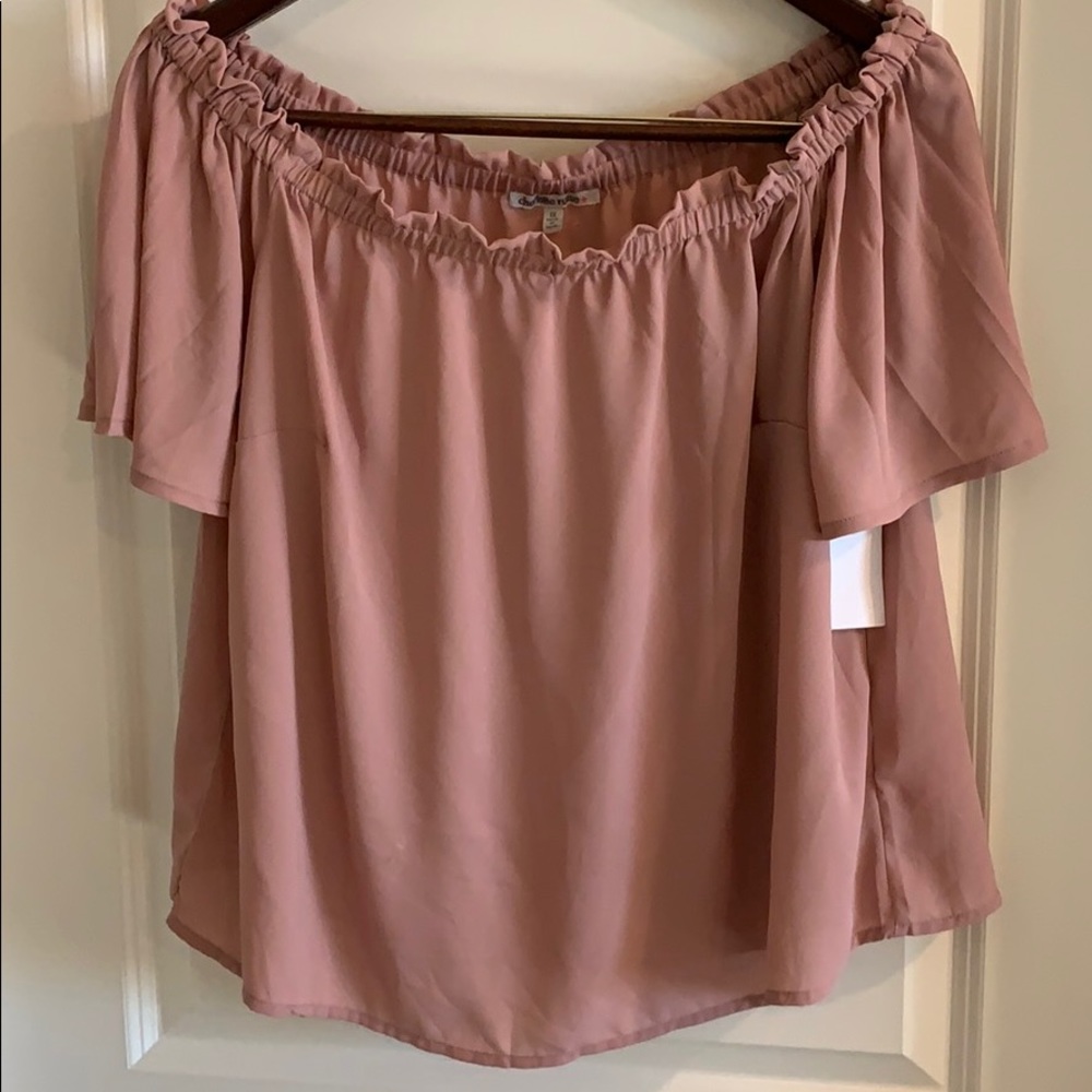 Charlotte Russe + Off the Shoulder Blouse